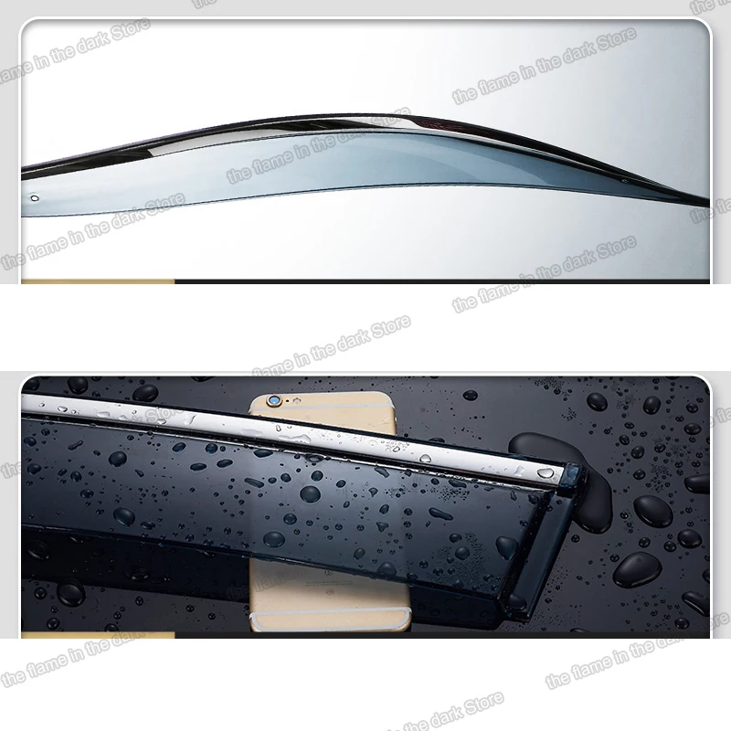 Акриловый автомобильный козырек для окна и двери защита от дождя subaru forester 2019 2020