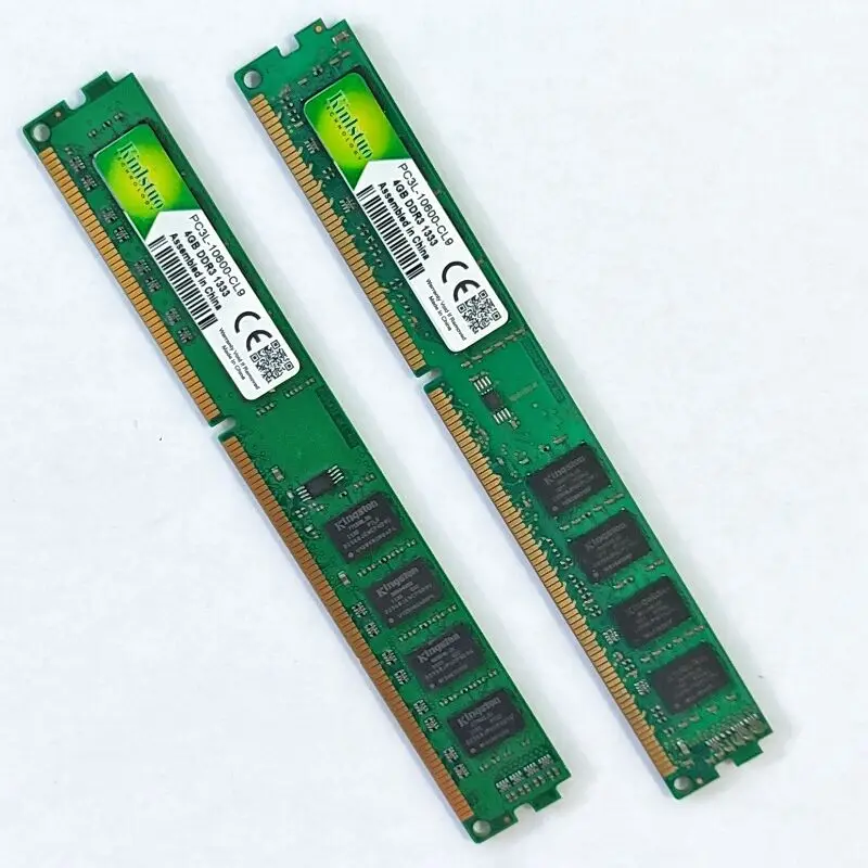 Kinlstuo RAMS DDR3 4 Гб 1333 МГц память для настольного компьютера KVR1333D3N9/4G INTEL и AMD |