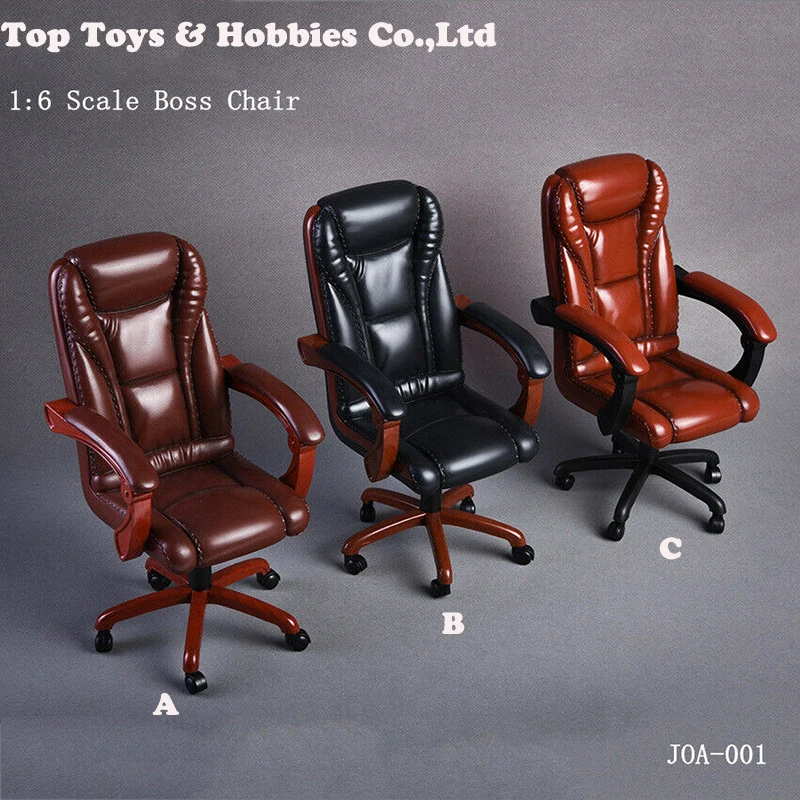 

1/6 Scale action figure Scene Accessory 2Colors 1/6 Scale Office Boss Swivel Chair For 12" Dolls PH Action Figure Collections