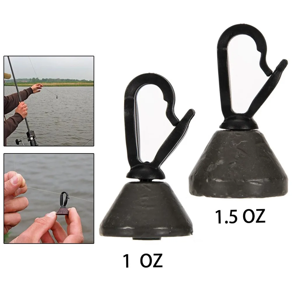 

1pc Carp Fishing Back Lead 1/1.5OZ Fishing Line Backleads Secure Clip Fishing Tackle Specimen Fishing Tackle Accessories