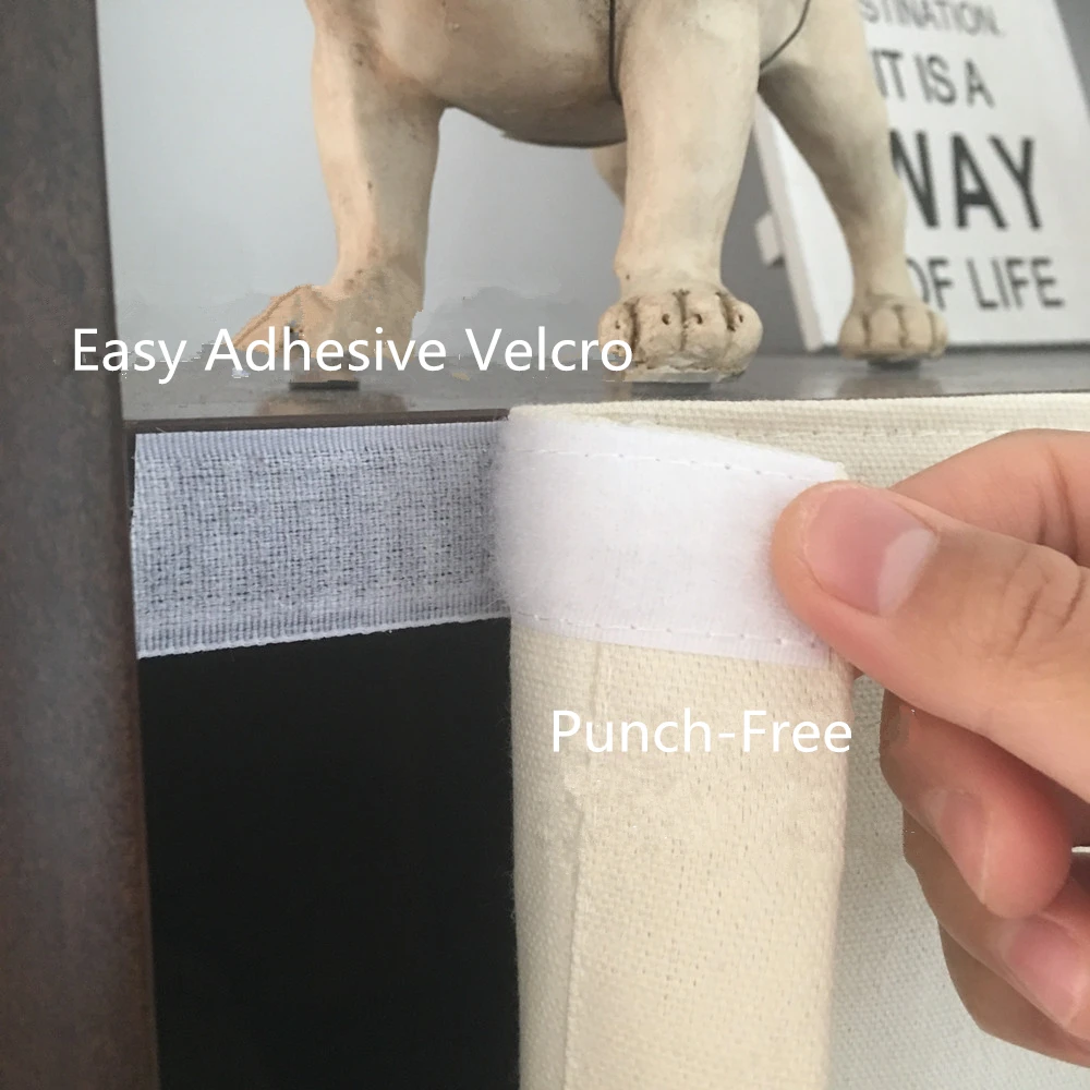 Занавеска в европейском и американском стиле легкая клейкая застежка-липучка