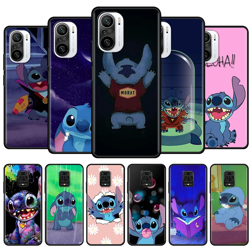 

Silicone Case For Xiaomi Redmi Note 10 8 Pro Max 9S 9T 8 7 Black Coque 8 2021 Shockproof Fitted Fundas Disney Lovely Steve