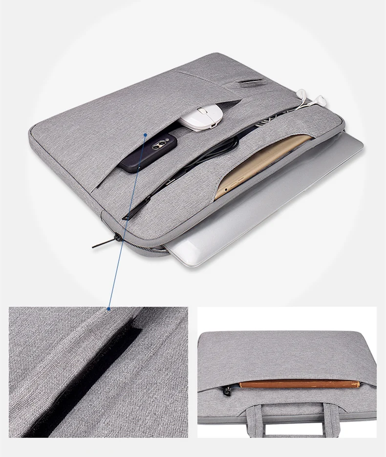 Сумка для ноутбука Macbook Air Pro 11 13 15 17 дюймов многофункциональная водонепроницаемая сумка-чехол для ноутбука DELL hp acer Xiaomi lenovo