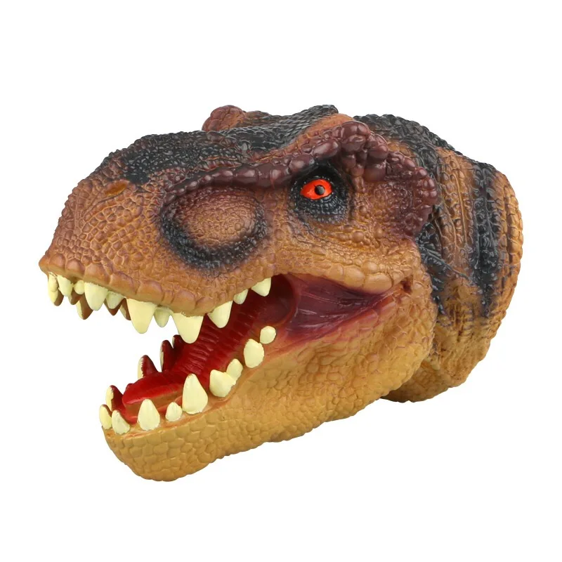 Женская мягкая резиновая голова животного Ручные куклы фигурки игрушки перчатки