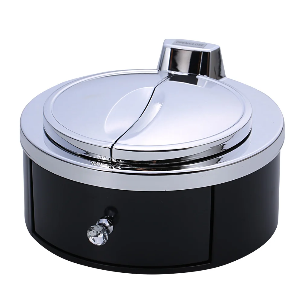 Мини мусорные контейнеры Smart sensor мусорный бак модный офисный ящик для хранения настольный мини маленький мусорный бак пепельница украшение стола - Цвет: Silver