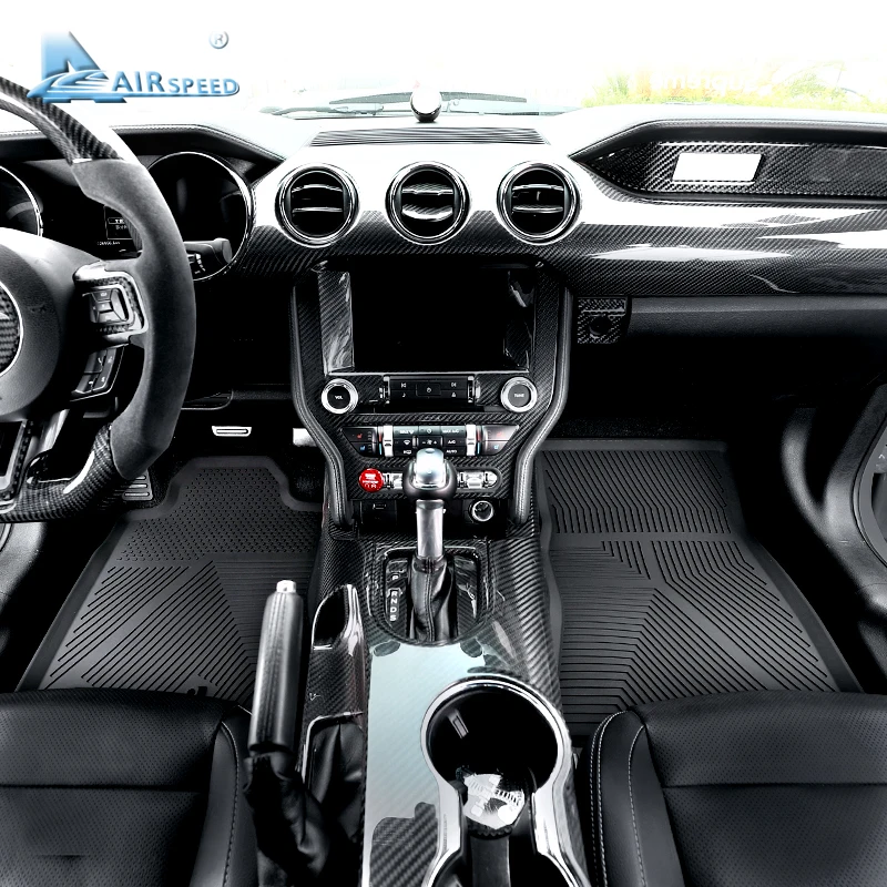 Автомобильные коврики AIRSPEED силиконовые для Ford Mustang 2015 2016 2017 2018 2019 аксессуары