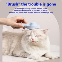 dog cat cleaning brush pet removes undercoat tangled hair massages particle pet comb improves circulation pets supplies