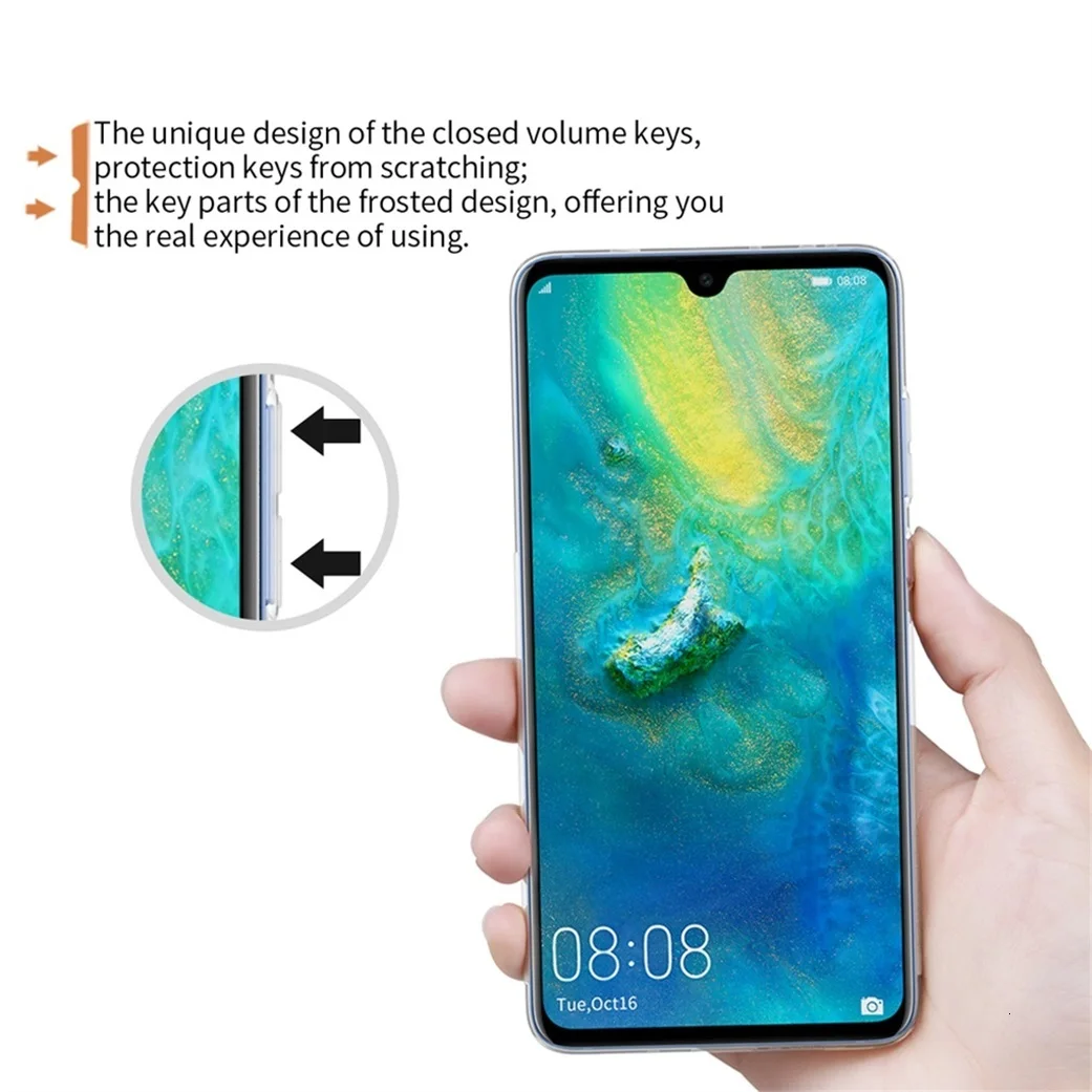 Мягкий чехол Nillkin для huawei mate 20/mate 20 Pro Чехол натуральный прозрачный из ТПУ чехол для huawei mate 20 Ультратонкий чехол
