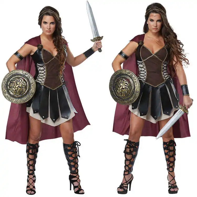 

Косплей на Хэллоуин, родовые женщины, воины, римские гладиаторы, произносится родовые костюмы Властелина