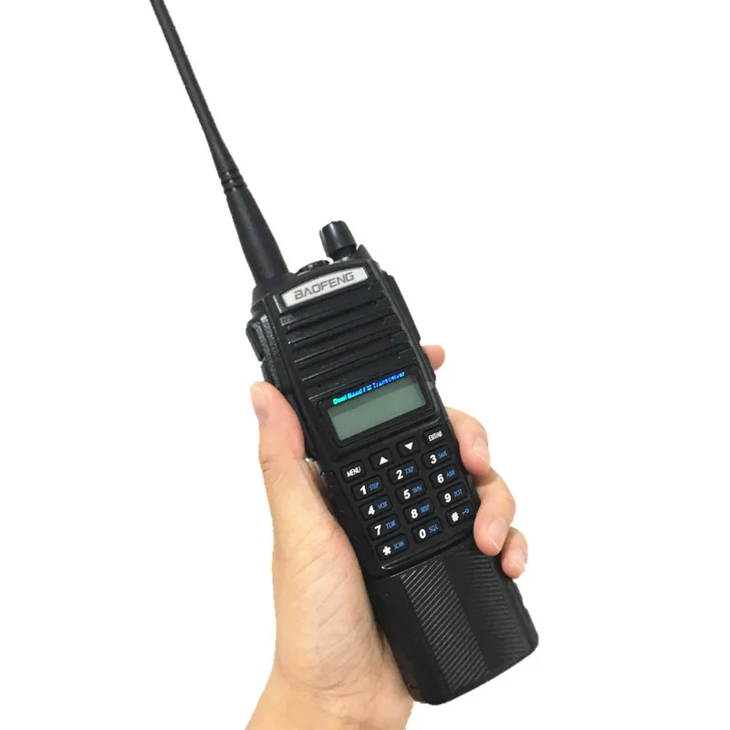8 Вт Baofeng UV-82 рация длинный диапазон UHF VHF морской CB любительский радио сканер трансивер PMR 446 UV 82 большой Battey 3800 мАч
