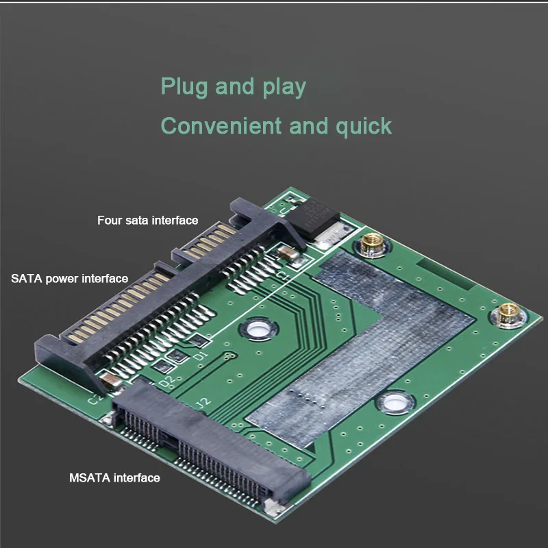 MSATA SSD на 2 5 дюйма SATA 6.0gps адаптер преобразователь карты Модульная плата Mini Pcie &quotSATA