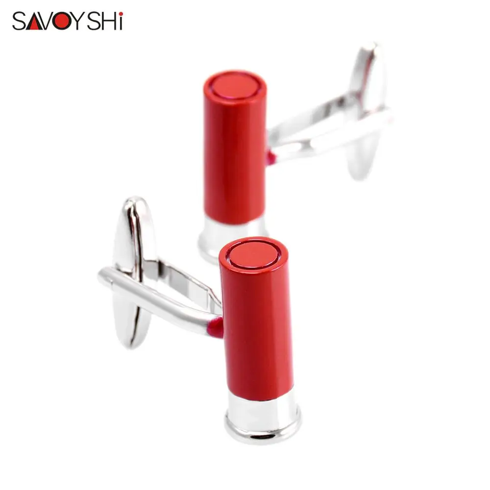 SAVOYSHI запонки пуля для мужской рубашки манжеты кнопки высокое качество