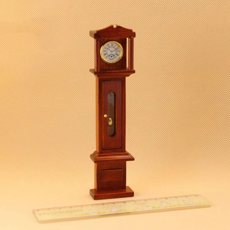 Игрушки семейный мини орнамент мебель Дед часы искусство и ремесла твердой