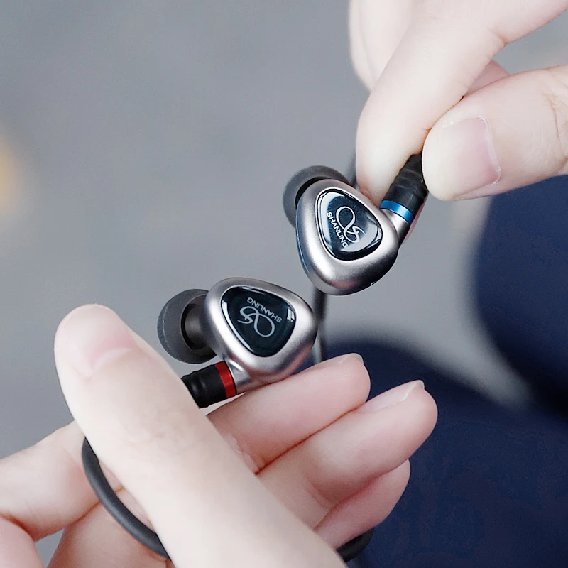 

Shanling Hi-Res 10mm Dual Dynamic Driver In-Ear Earphone ME80 Earbuds With 24-Core MMCX Detachable Cable Aluminnium Alloy Shell
