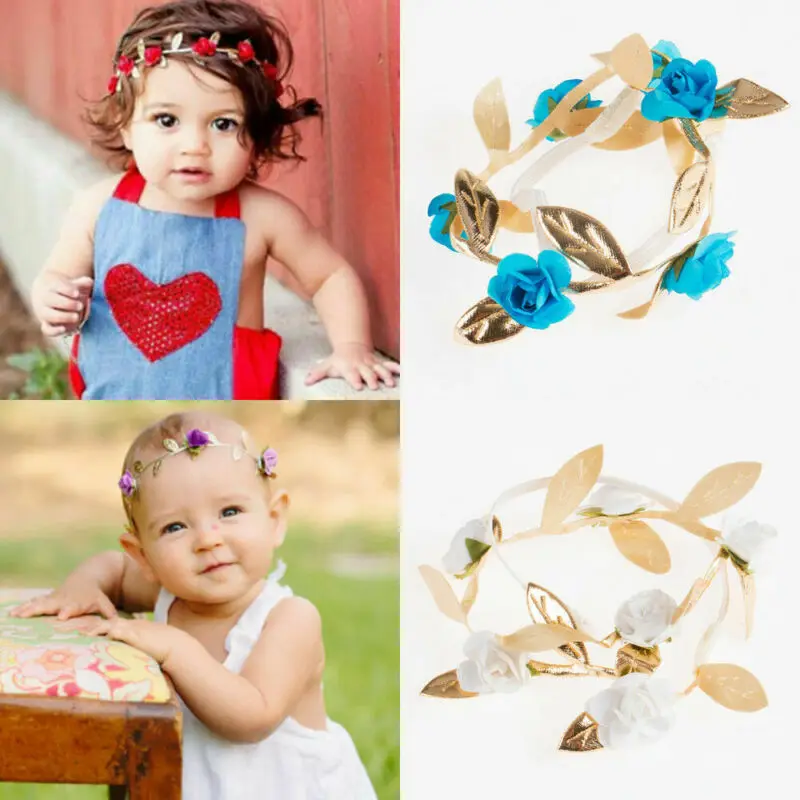 Ободок для волос с цветочным орнаментом новорожденных девочек | Дом и сад