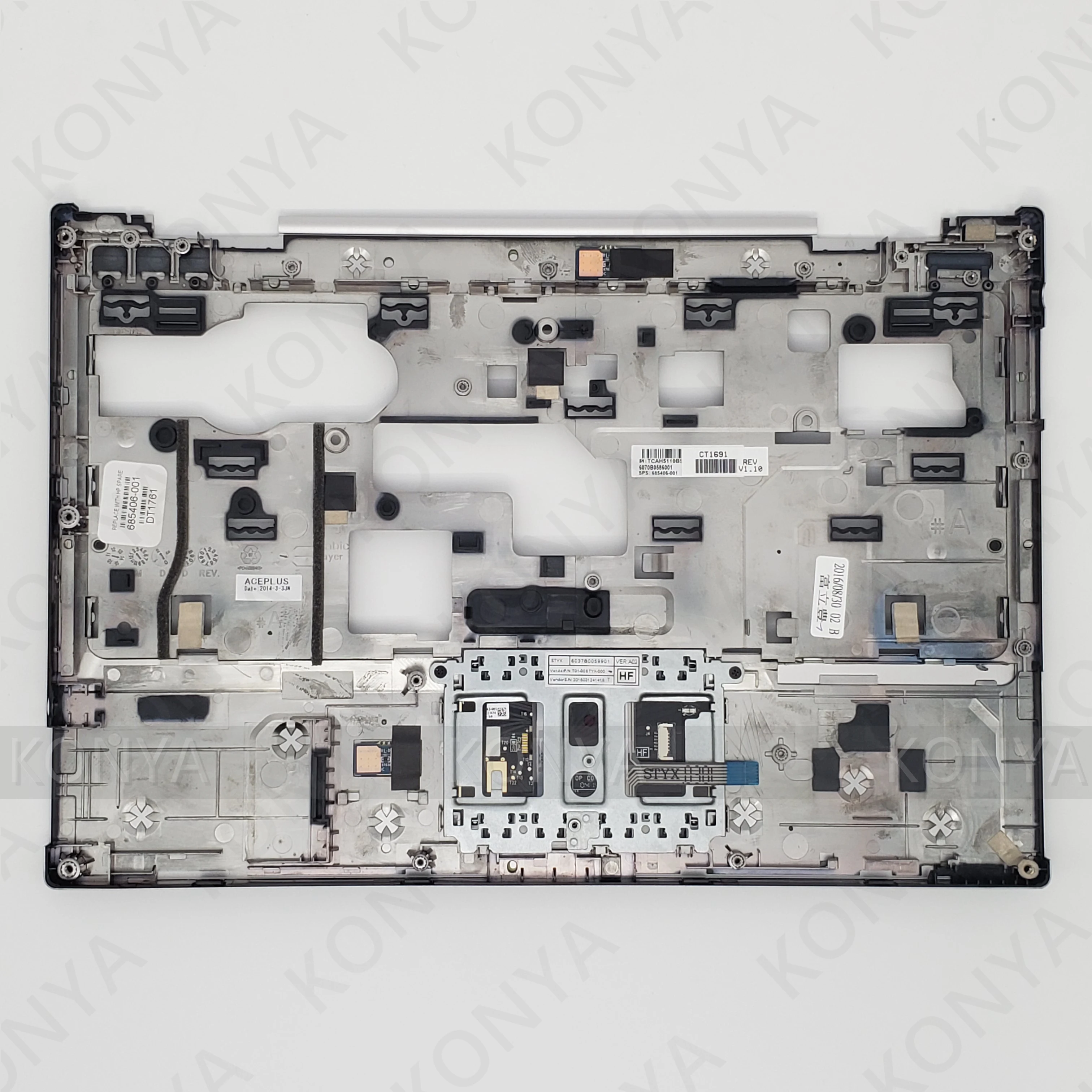 Новый оригинальный для hp EliteBook 2570P подлокотник ноутбука верхний чехол Touc ad 685407-001