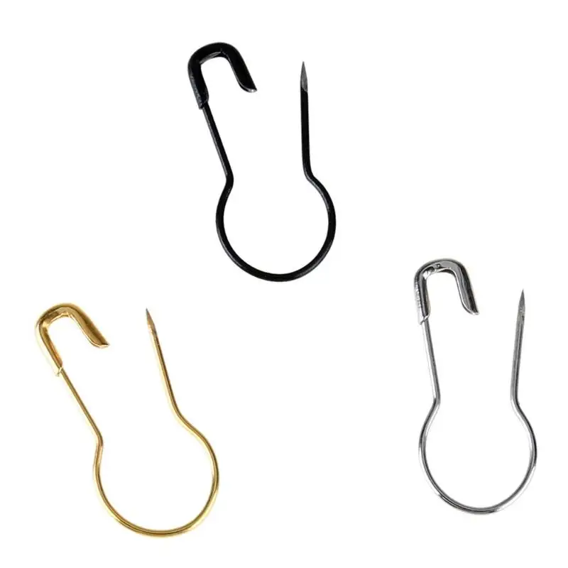 

300pcs Colorful Gourd Shape Safety Pins Metal Clips Knitting Stitch Marker