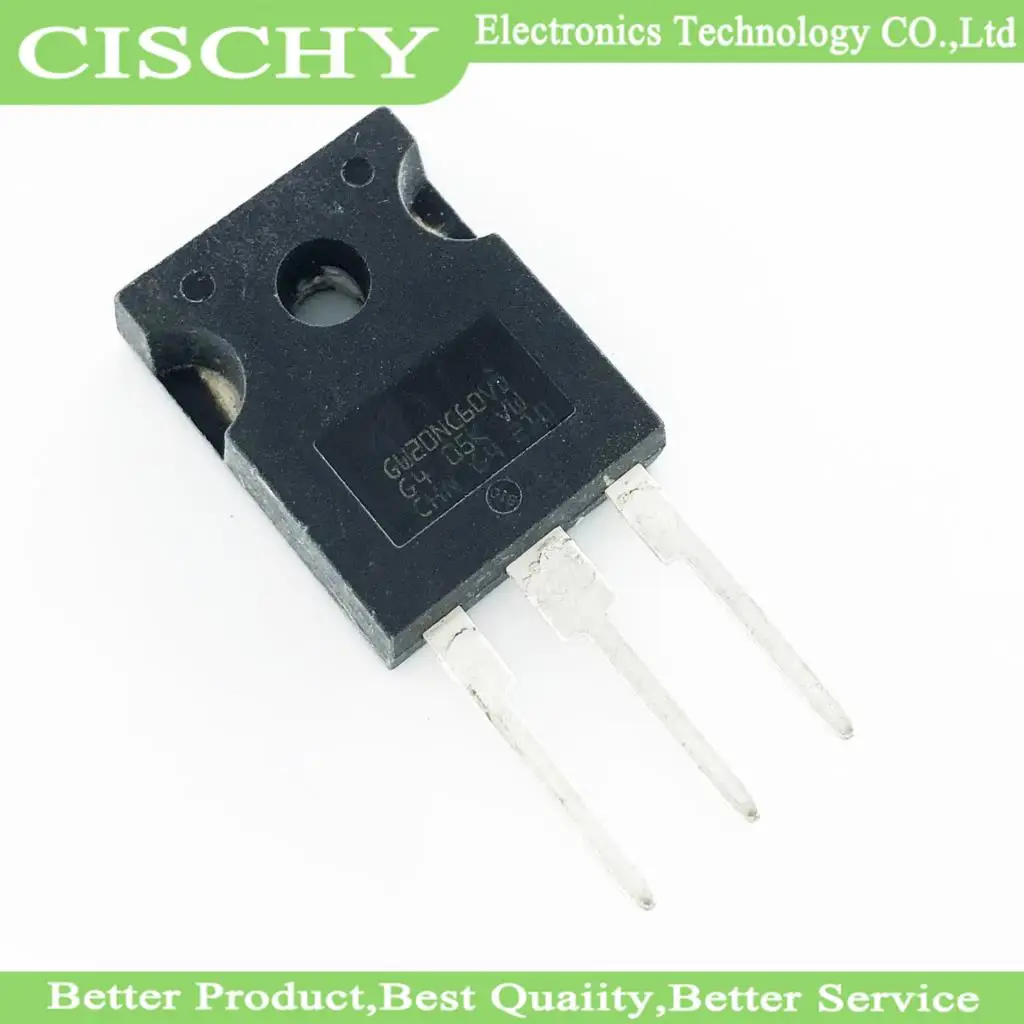 

2pcs/lot GW20NC60VD STGW20NC60VD 20A 600V TO-247 In Stock