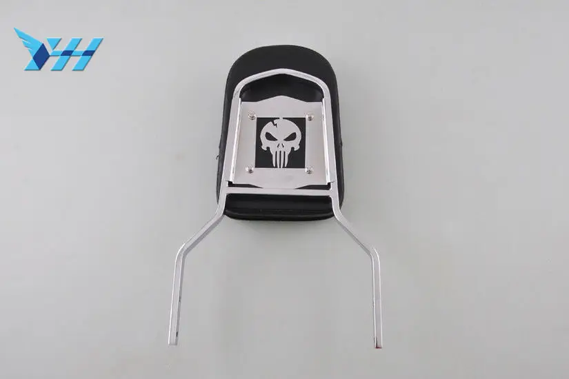 Chrome Motorcycle Flame Backrest Sissy Bar Rear Cushion Pad For 1997-2003 01 02 Honda Shadow ACE 750 400 VT750 VT400 VT | Автомобили и