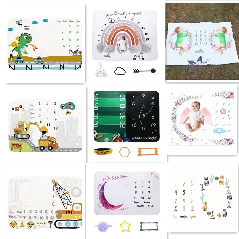 Детский реквизит для фотосъемки креативный фон ежемесячный рекорд роста веха