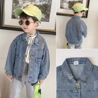 blue jacket spring autumn coat outerwear top children clothes kids costume teenage school boy clothing high quality