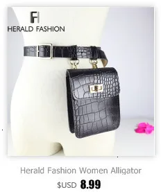 Herald Fashion Lint Женская поясная сумка с ремнем на цепочке, поясная сумка в клетку, Маленькая женская сумка для путешествий, поясная сумка Bolsas