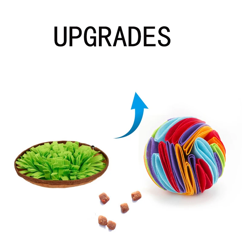 Snuffle мяч собака головоломки игрушки увеличить IQ медленно распределяя кормушка