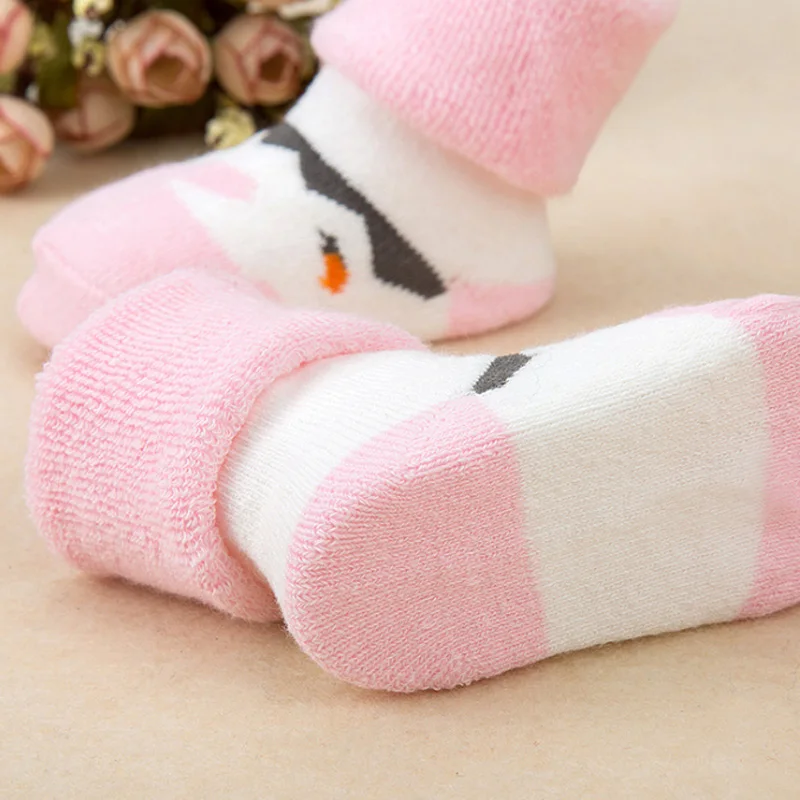 

Baby Winter Socks for Newborn Infant Toddler Boys Girls Warm Cotton Socks Cute Fashion Casual Style 0-3 Years