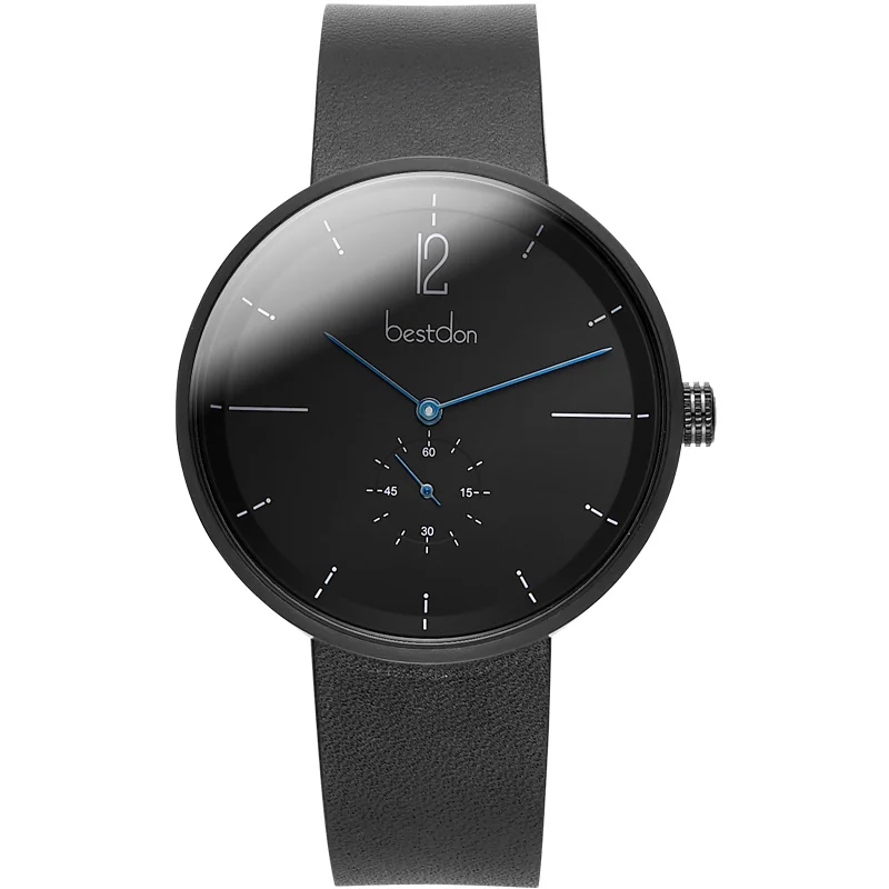 

Bestdon Mens Watches Top Brand Luxury Silver Big Man Wristwatch Classic Casual Quartz Waterproof Clock Leather Relogio Masculino