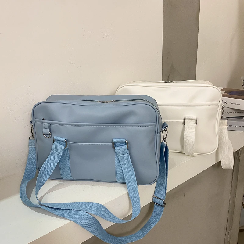 

Fashion JK Uniform School Students Bag Anime Shoulder Bag Book Commuter Bag Women Handbag Large Capacity Handbags Messenger Bag