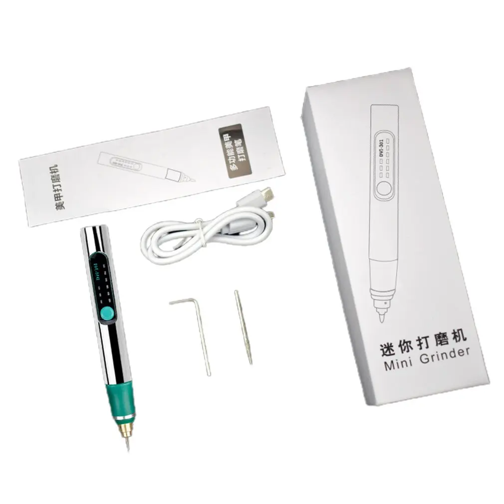 Миниатюрная электрическая дрель, шлифовальный станок, ручка для полировки камня и ногтей, устройство для гравировки и надписи по металлу, 3 ...