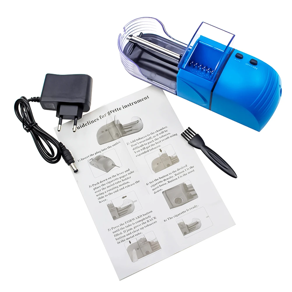 1 шт. электрическая Легкая Автоматическая машинка для скручивания сигарет