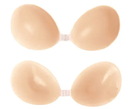 

Stealth Silicone Adhesive Stick On Gel Push Up Strapless Invisible Backless Freebra Cup A B C D Lady's Sexy Bra