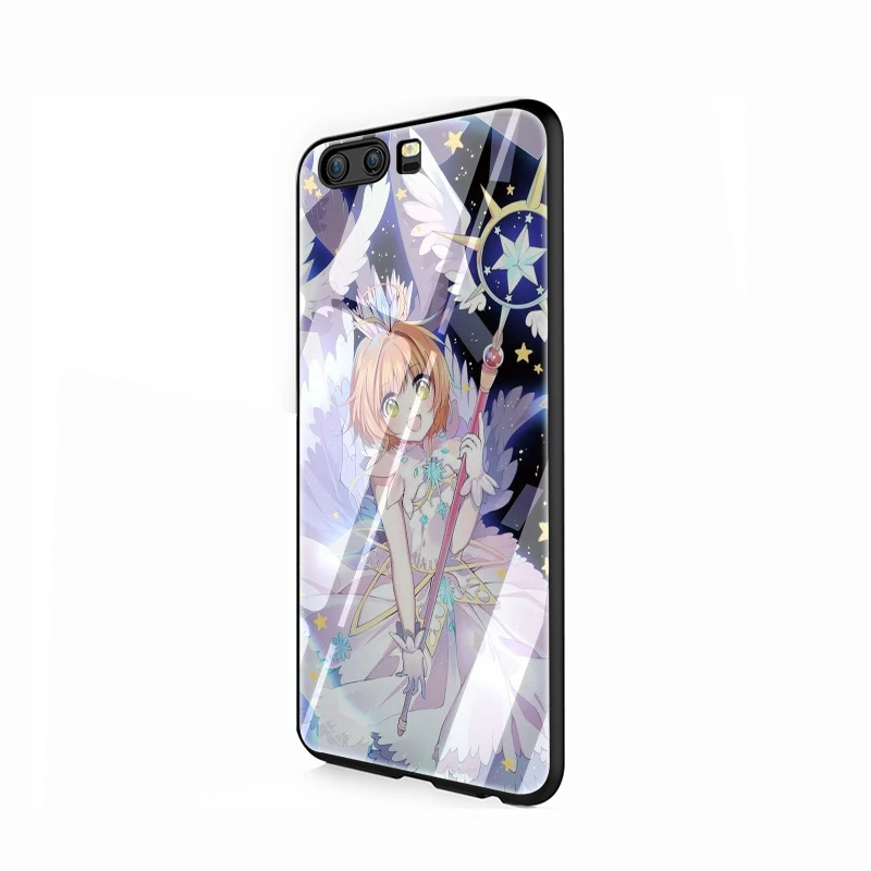 G1 EWAU карта Captor Sakura закаленное стекло телефон чехол для Huawei P10 P20 P30 mate 20 Lite pro P Smart Y6 Y9 Honor 8X9 10 - Цвет: G1