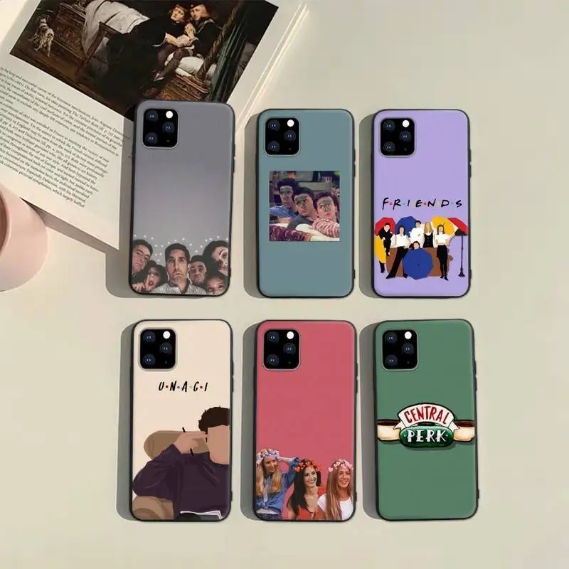 

Friends TV Phone Case For Iphone 11 12 Pro Max 7 8 Plus XR XS Max X 12 Mini 6S 5S SE Shell Cover