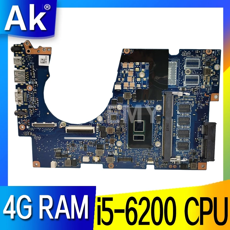 UX303UA материнская плата i5-6200 процессор 4 Гб RAM для For Asus ZenBook UX303U UX303UB ультрабук тест |