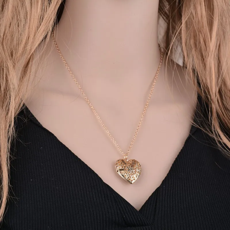 

Hollow Out Flower Heart Tree Of Life Pendant Necklace For Women Girls Fashion Fine Jewelry Pendants Necklace Gifts 2022 New