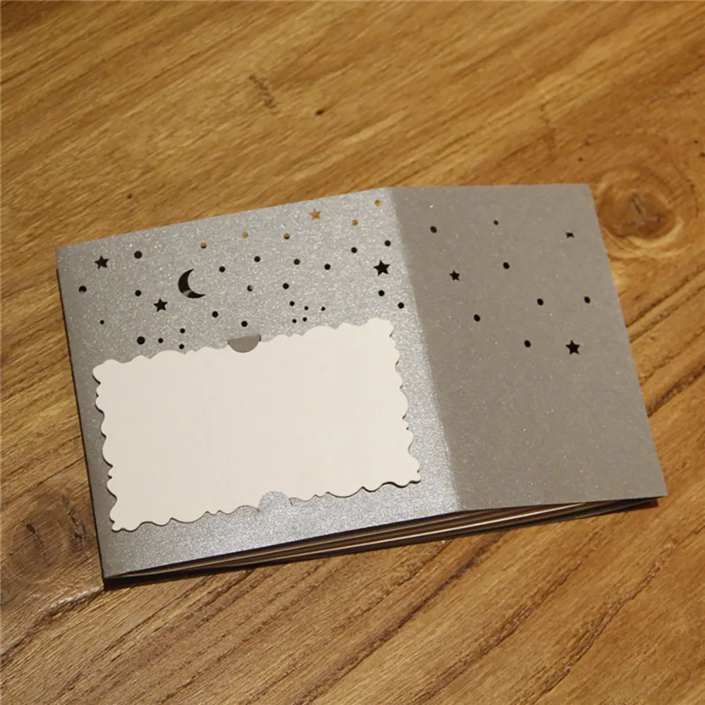 Праздничная открытка домашняя настольная декоративная с выдвижным изображением