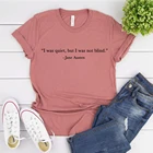 Милая рубашка с гордостью и предубеждением, футболка с цитатой Джейн оустен, футболки с фанатами, забавные высказки, подарок на книг