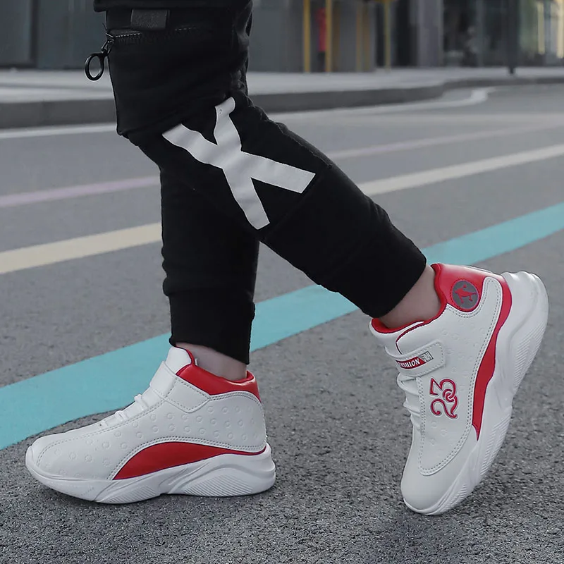 Детская Баскетбольная обувь детские кроссовки для мальчиков Jordans в стиле ретро 1