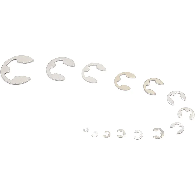 

E Clip External Snap Ring Shop Assortment Kit,304 Stainless Steel E-Clip Snap Ring Assortment Kit(14 Sizes,465 Pieces) Promotion
