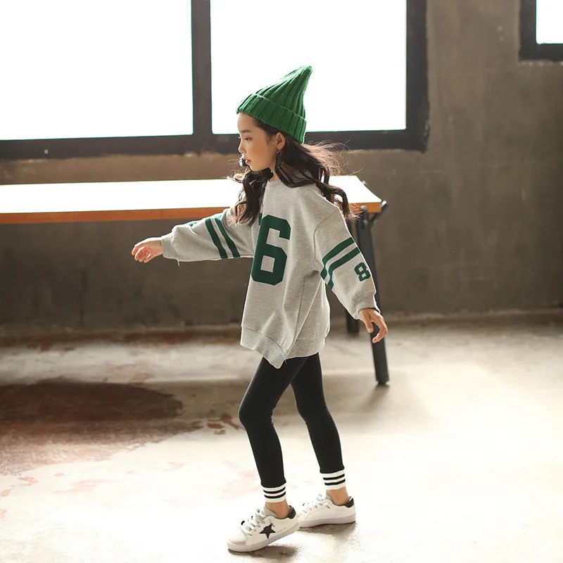 Новинка 2020 толстовки для девочек свитшоты с буквенным принтом повседневная