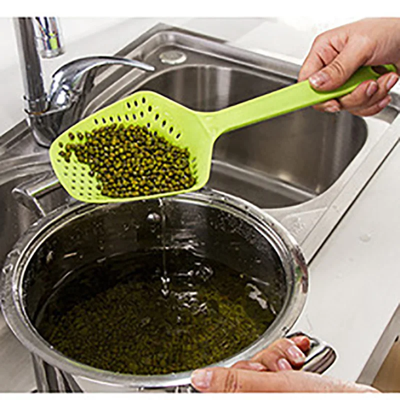 Пластиковые сито для овощей Кухонные лопаты Совок нейлоновая ложка большой