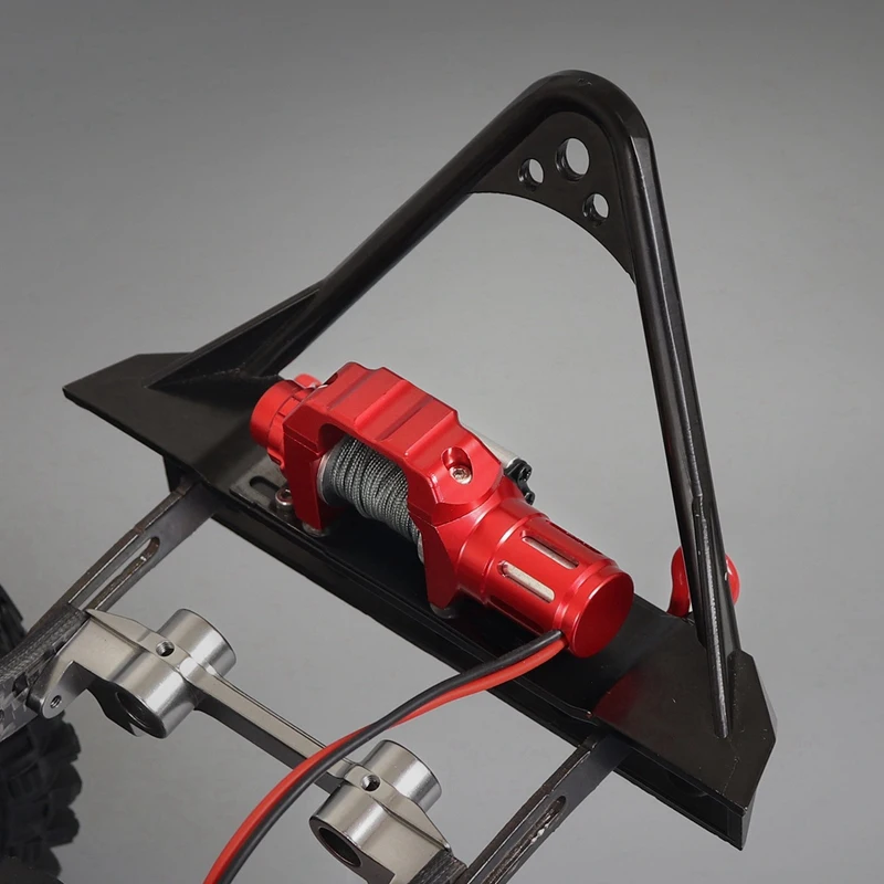 

Metal Automatic Winch with 3CH Control Cable for 1/10 RC Crawler Car Axial SCX10 TRAXXAS TRX4 Upgrades Accessories