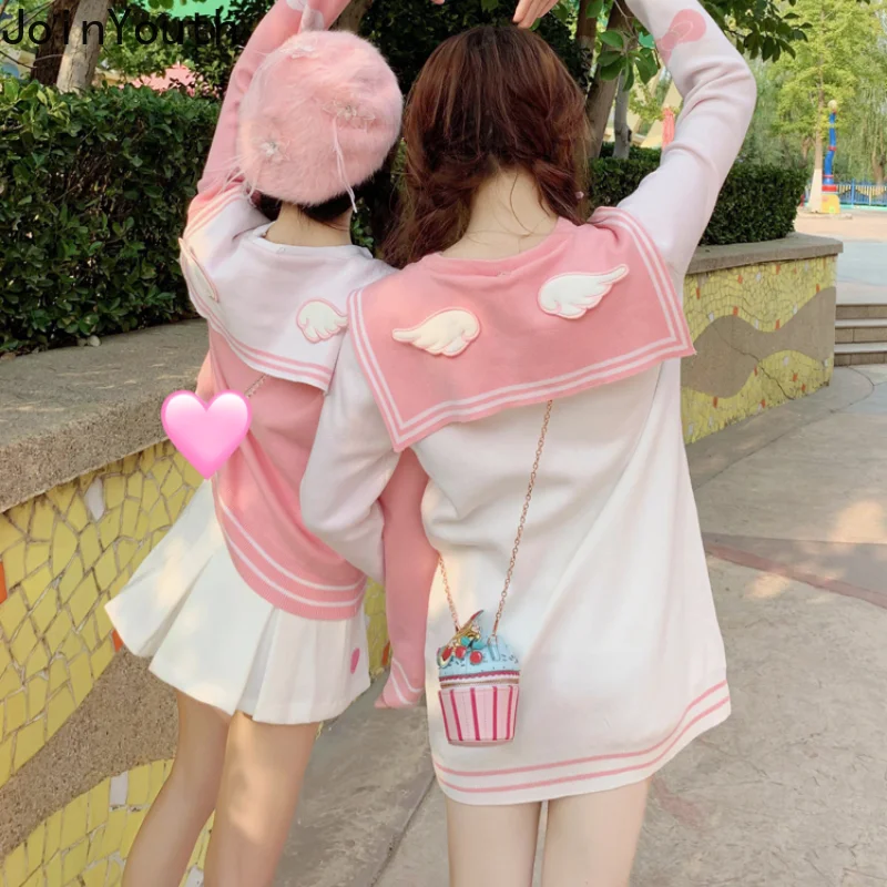 Модные японские свитера Joinyouth для женщин осенняя одежда милые вязаные пуловеры