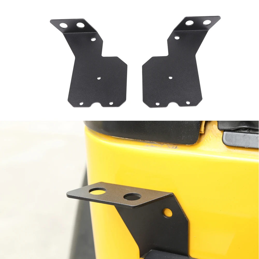 Taillight Tail Lamp Antenna Holder Stand Mount Bracket for Jeep Wrangler TJ 1997-2006 Metal Black Car Exterior Accessories