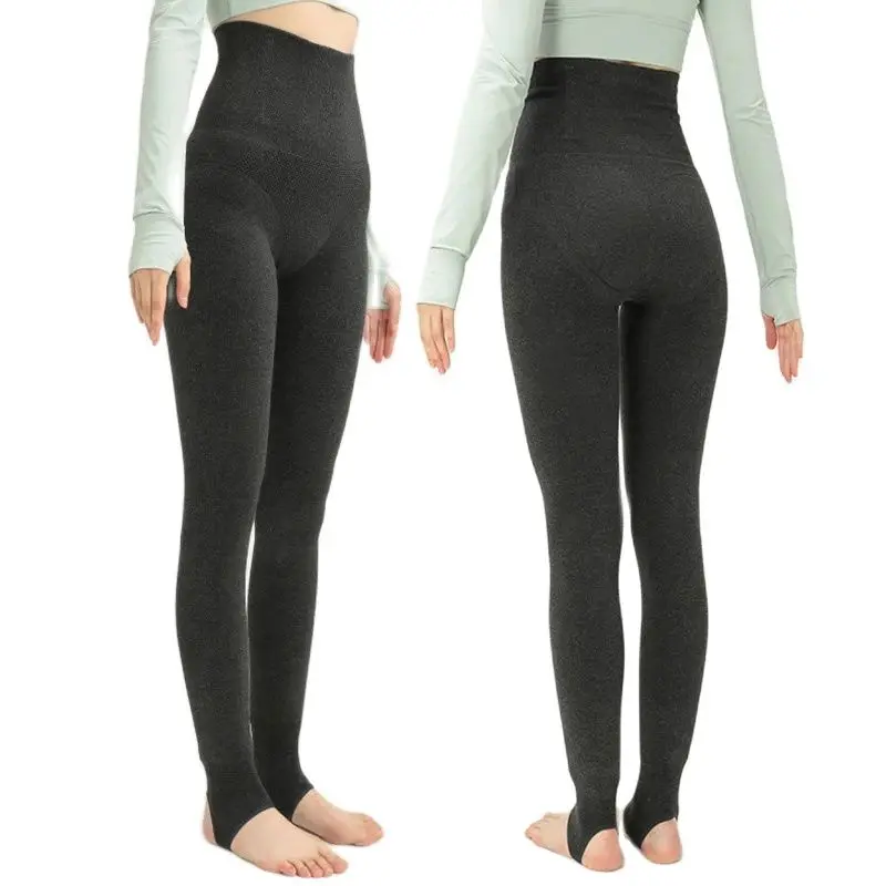 Эластичные леггинсы с завышенной талией 260-460 г