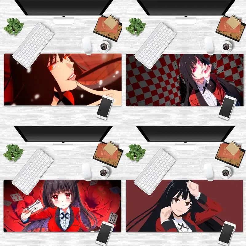 

Kakegurui Jabami Yumeko Gamer Speed Mice Retail Small Rubber Mousepad Desk Table Protect Game Office Work Mouse Mat pad