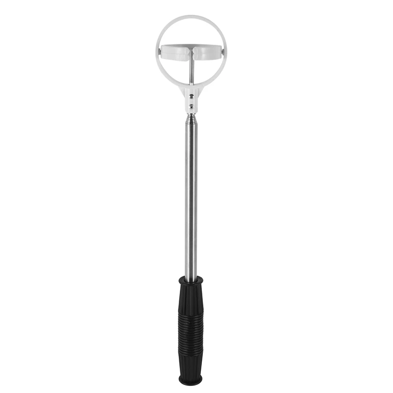 

Golf Ball Pick Up Tools Telescopic Golf Ball Retriever Retracted Golf Pick Up Automatic Locking Scoop Picker White