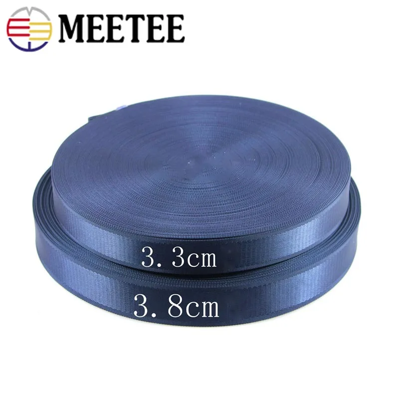 Meetee 3 м ширина 25/33/38 мм нейлоновая лента высококачественные ленты ремень толстый